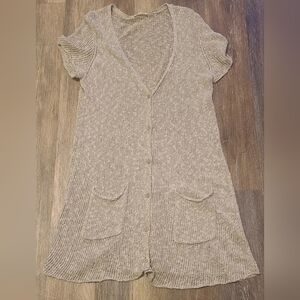 EILEEN FISHER Linen Blend Long Length Sweater Womens Size XL